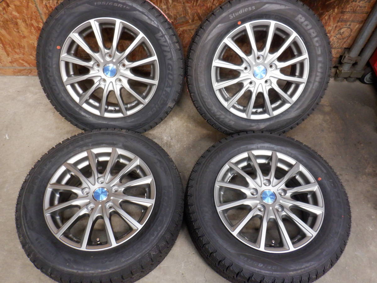 スタッドレスタイヤ 195⁄65r15 4本セット スタッドレス 195／65r15 