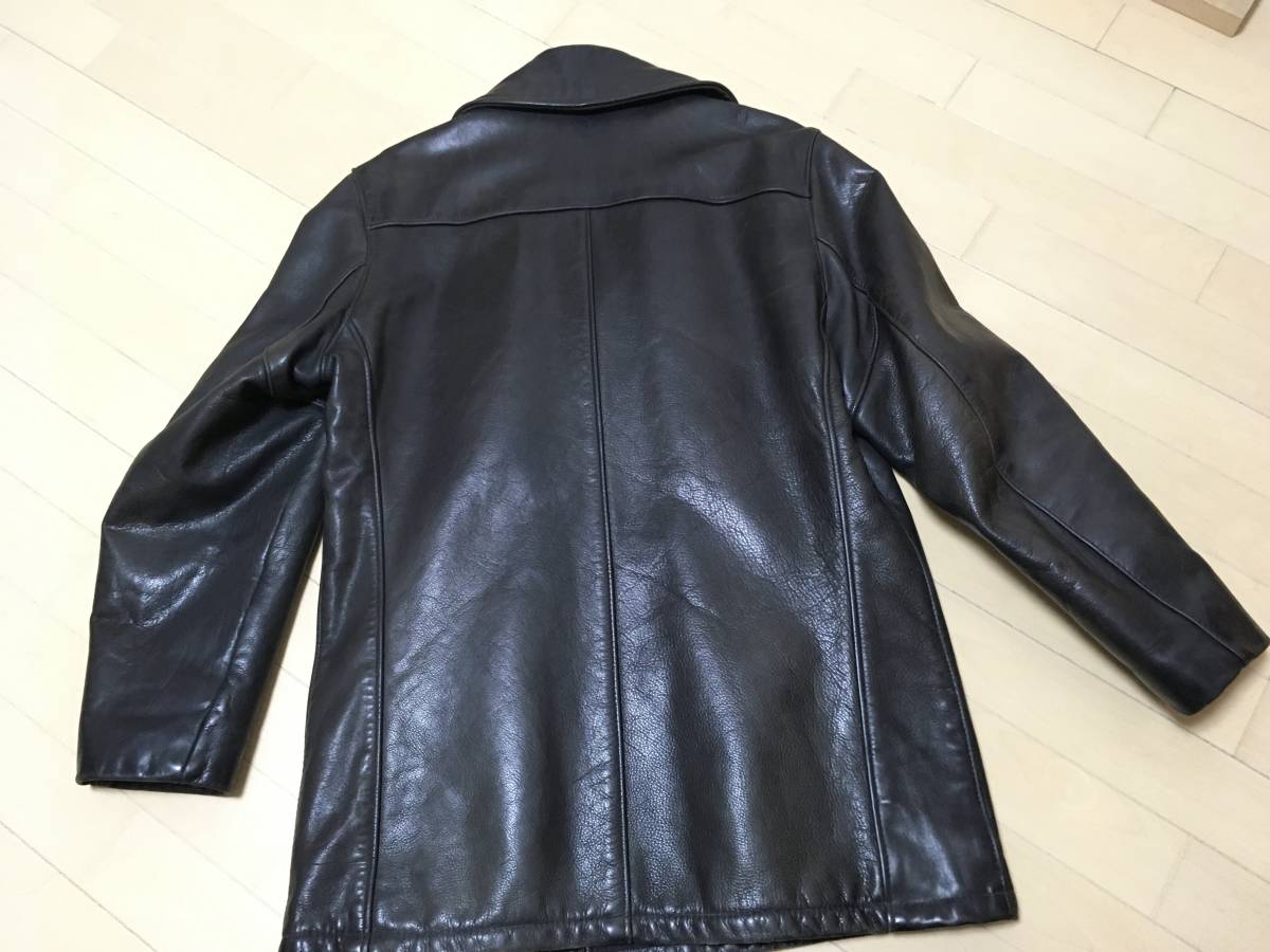 Schott ショット レザー ピーコート P-コート 36 USA製 P-COAT 740N