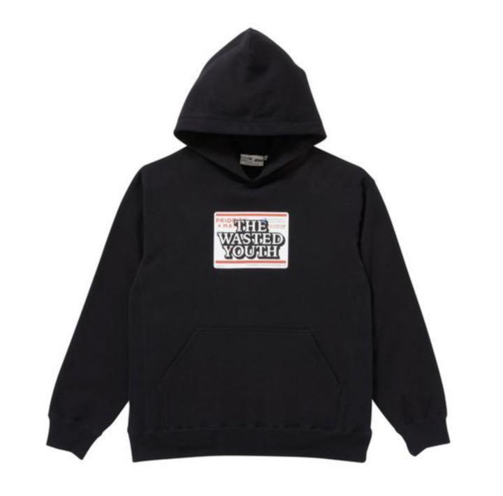 新品 □ Blackeyepatch Wasted Youth 21SS コラボ ラベル プリント 