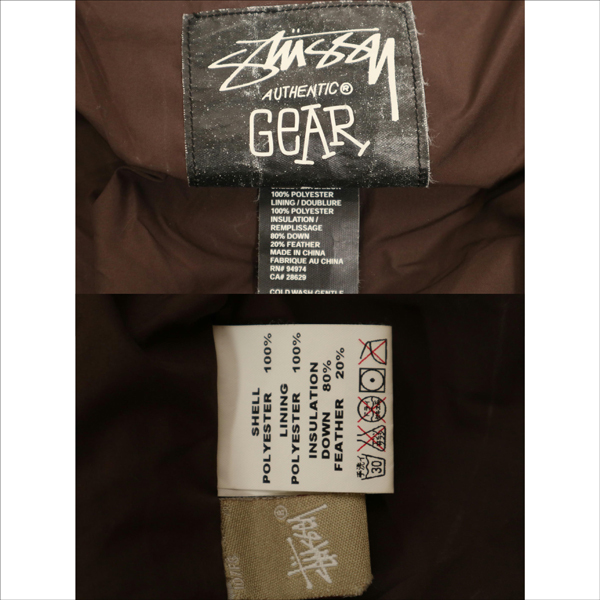 STUSSY ステューシー ジャケット L STUSSY(ステューシー) ダウンジャケット ダウンジャケット(メンズ 2024-2025 AW Down stussy 公式通販 N-3B Jacket ダウン ブラック