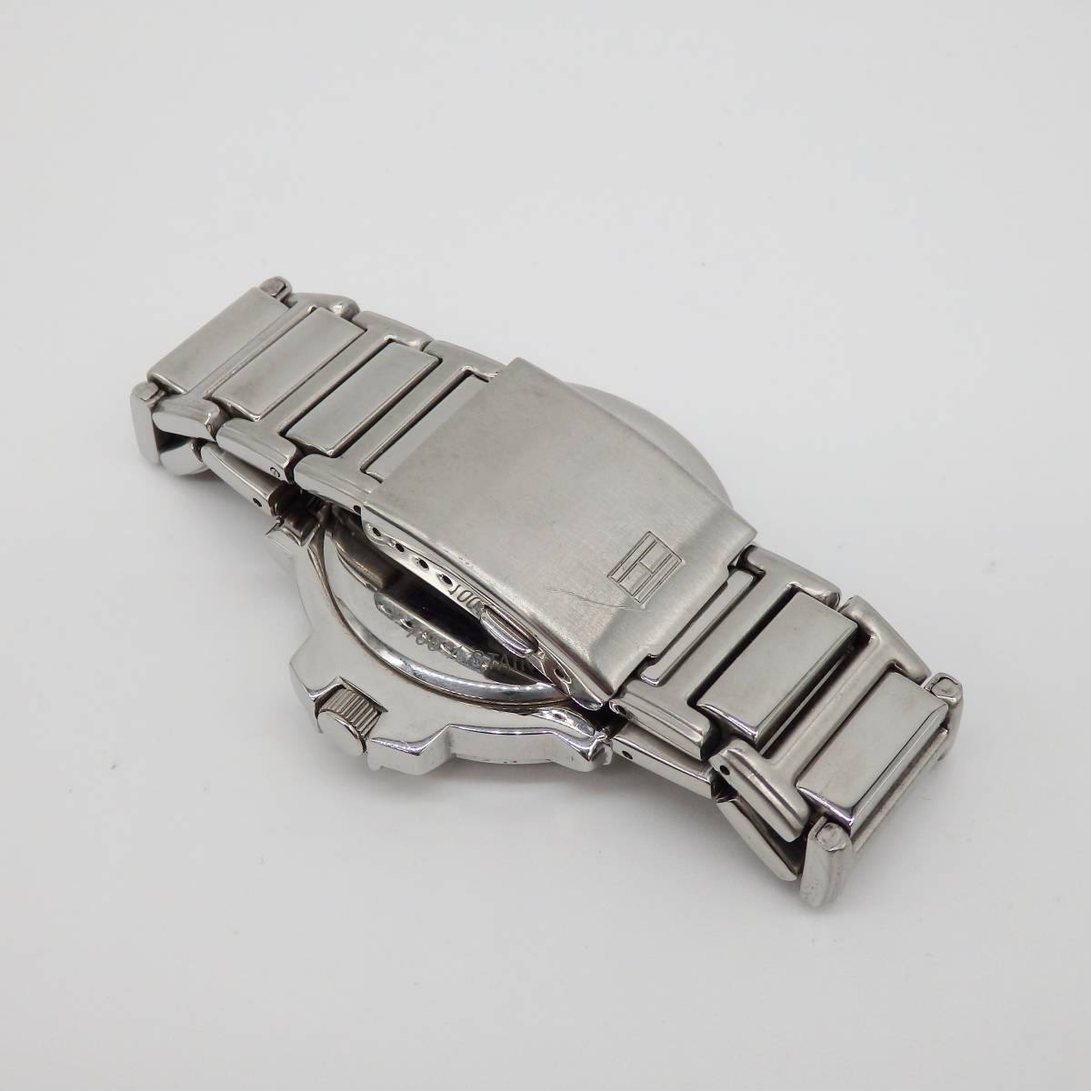 ☆TOMMY HILFIGER トミーヒルフィガー 腕時計 クォーツ F90268 可動品 