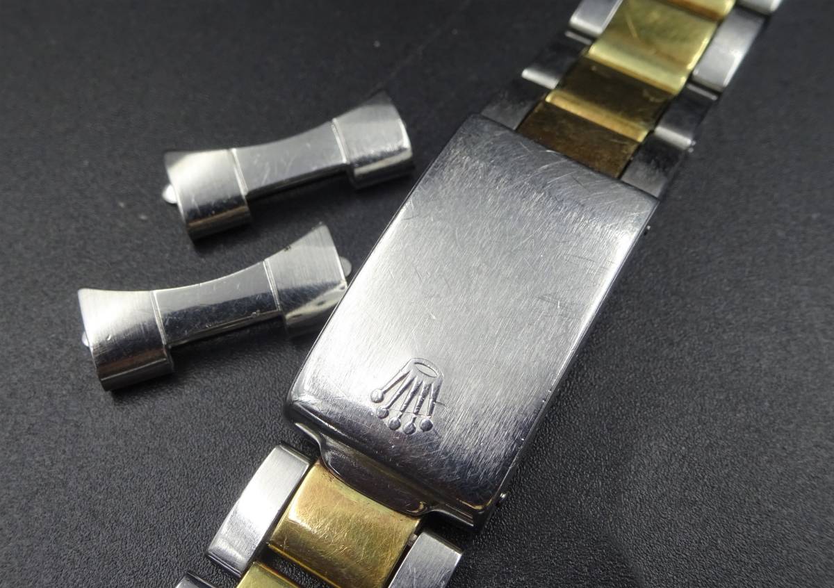 1円～希少！ROLEX ロレックス 純正巻きブレス 7836 FF258 取付幅20mm 