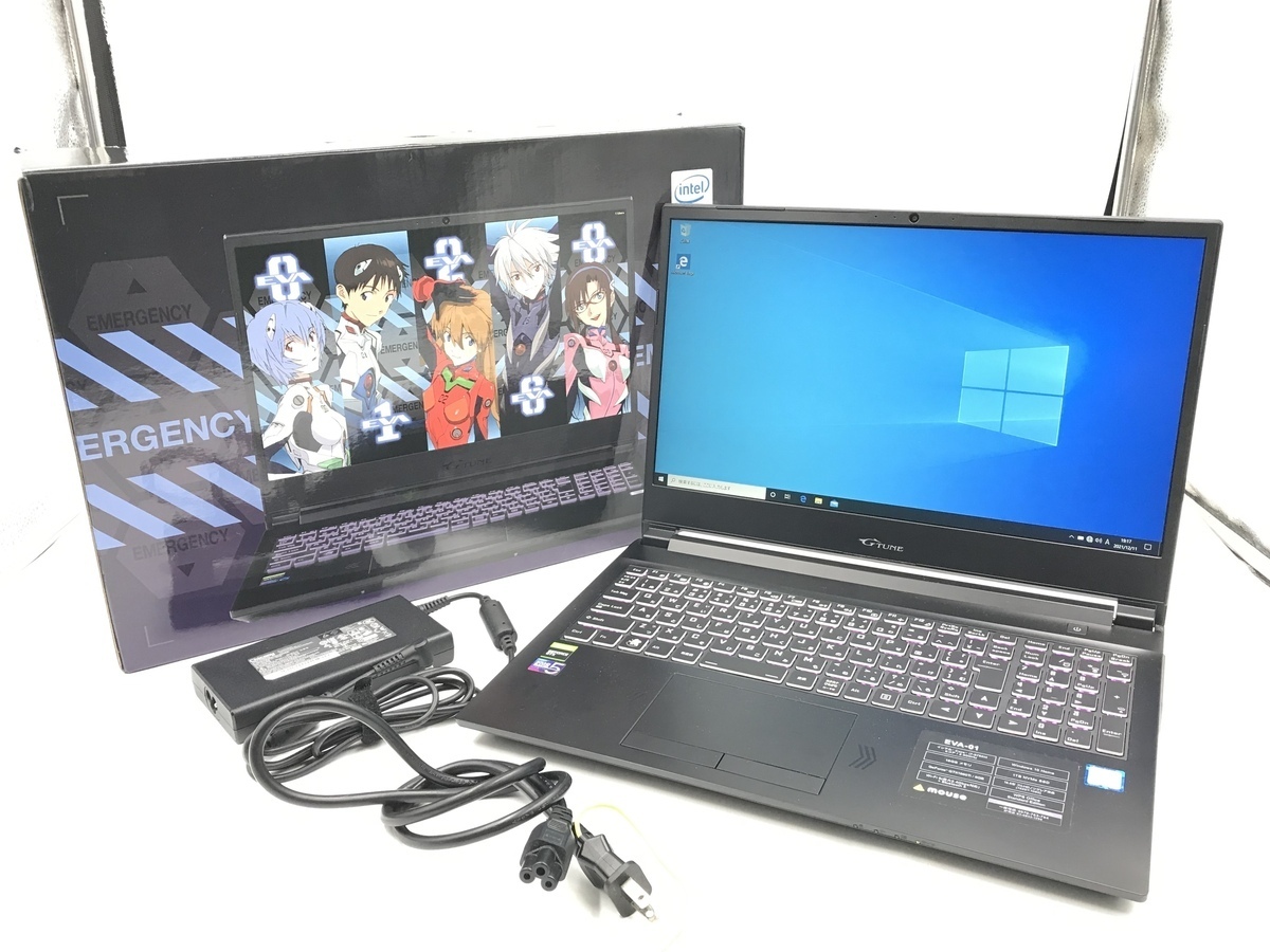 美品 mouse EVA-01 Core i7-9750H 16GB SSD1TB GPU NVIDIA GeForce GTX 