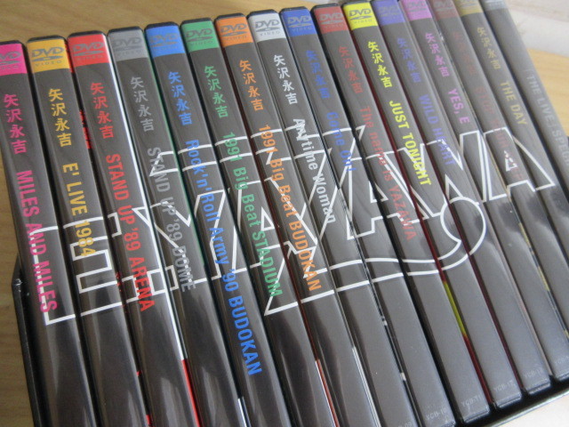 2F3-3「矢沢永吉 THE LIVE EIKICHI YAZAWA DVD-BOX 16枚組」1982