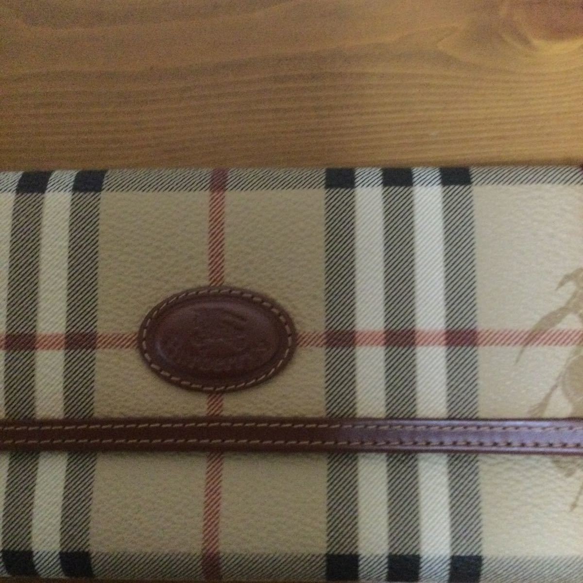 ☆バーバリー ☆長財布 ☆ 長財布 二つ折り Wホック 両面開き 