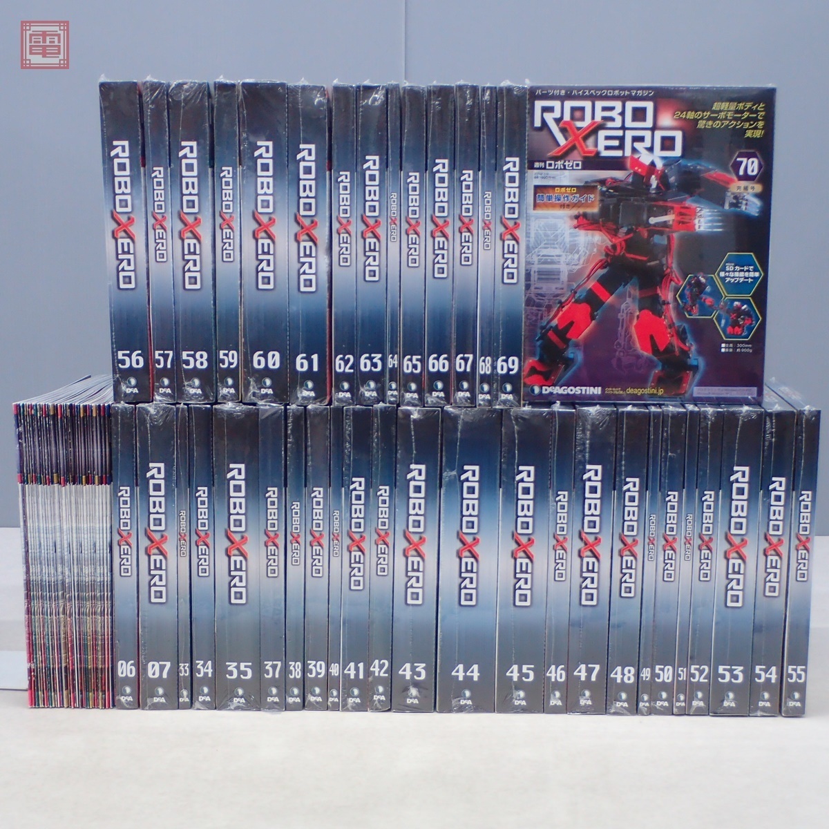 組立途中 デアゴスティーニ 週刊 ロボゼロ/ROBOXERO 全70号セット 専用 