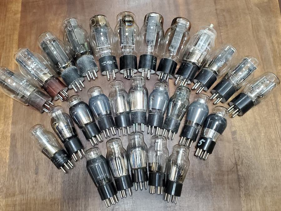 真空管　動作未確認　KX80 5R4-GY KX5-Z3 5U4G UY-807 UT-7S 6WC5 UY76v UY37 KY84 UY56 ６XDH34他 計27本まとめて_1