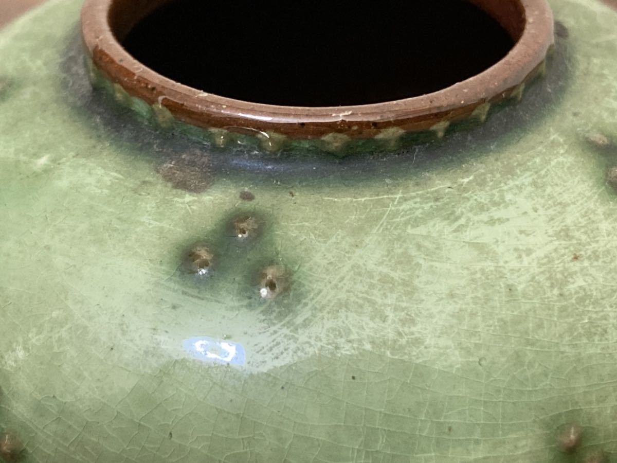 小壺 小壷 検 龍泉窯 天龍寺 七官青磁 中国 清朝 明 飛