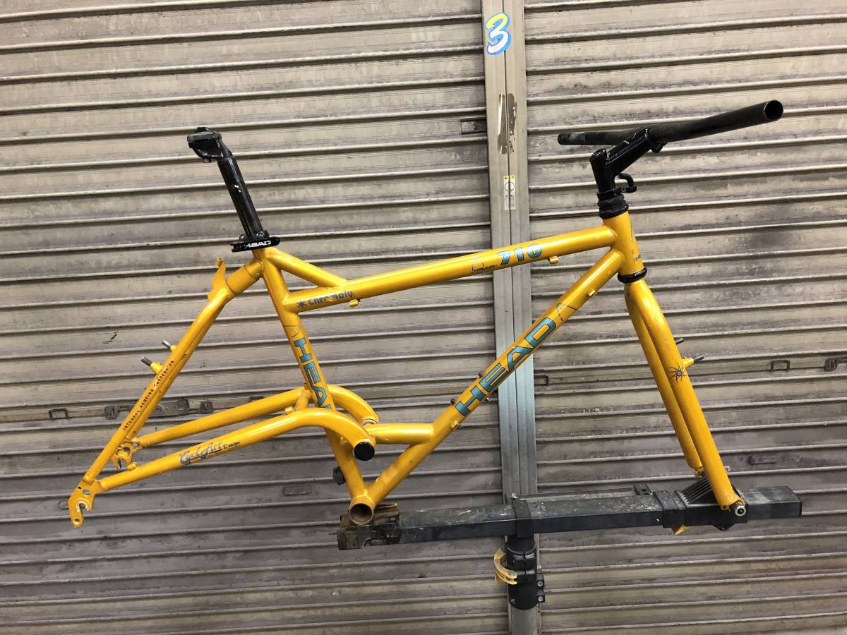 祝！HEAD : コレカウ日記 クロモリのオールドMTBスタイルを現行規格で 