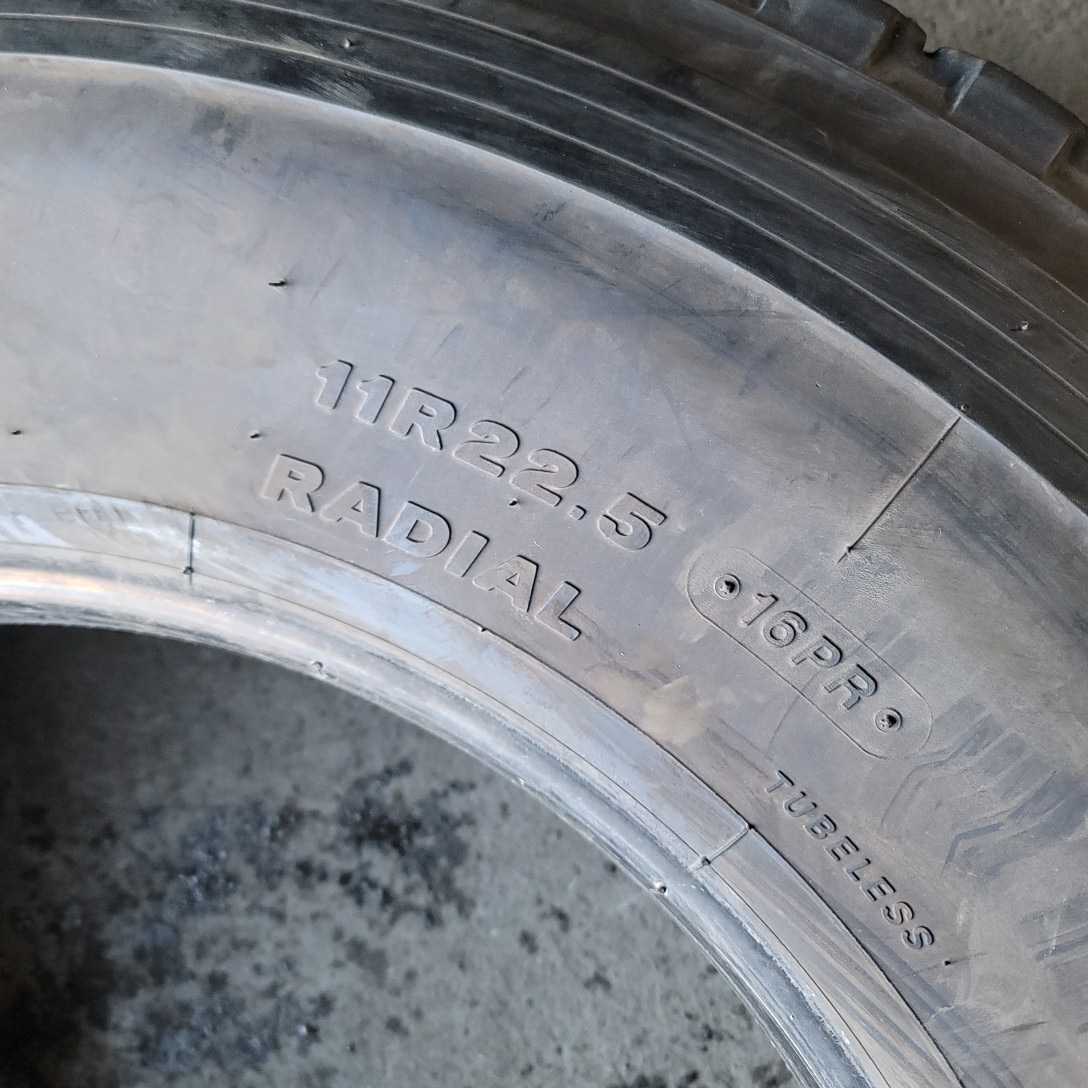 ★たて溝 BRIDGESTONE G588 22.5インチ★11R22.5 16PR 残り溝:10mm以上 2020年製 1本 MADE IN JAPAN 16PR ブリヂストン G588 G540 M888 R225