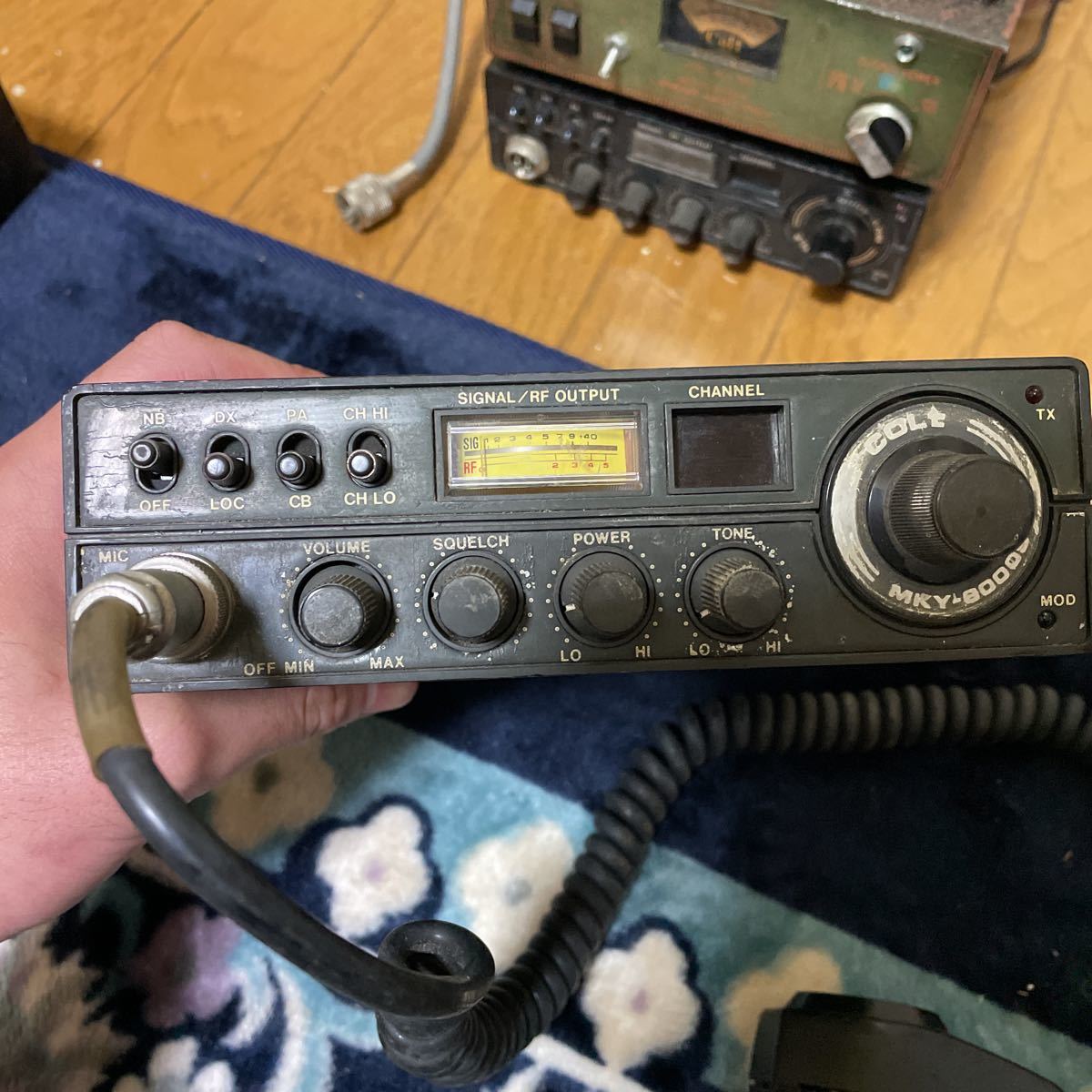 COLT Colt - CB無線機 MKY-8000 MKY-8000S 当時物&frasl;無線機 Yahoo!オークション CB コルト 0 28MHz変更用 80CH wireless : NASAマイク配列可能