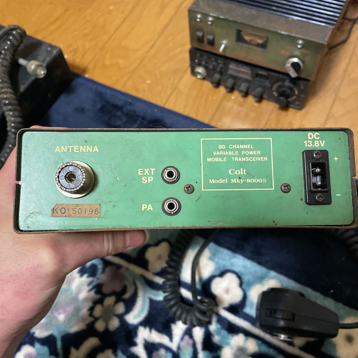 COLT Colt - CB無線機 MKY-8000 MKY-8000S 当時物&frasl;無線機 Yahoo!オークション CB コルト 0 28MHz変更用 80CH wireless : NASAマイク配列可能