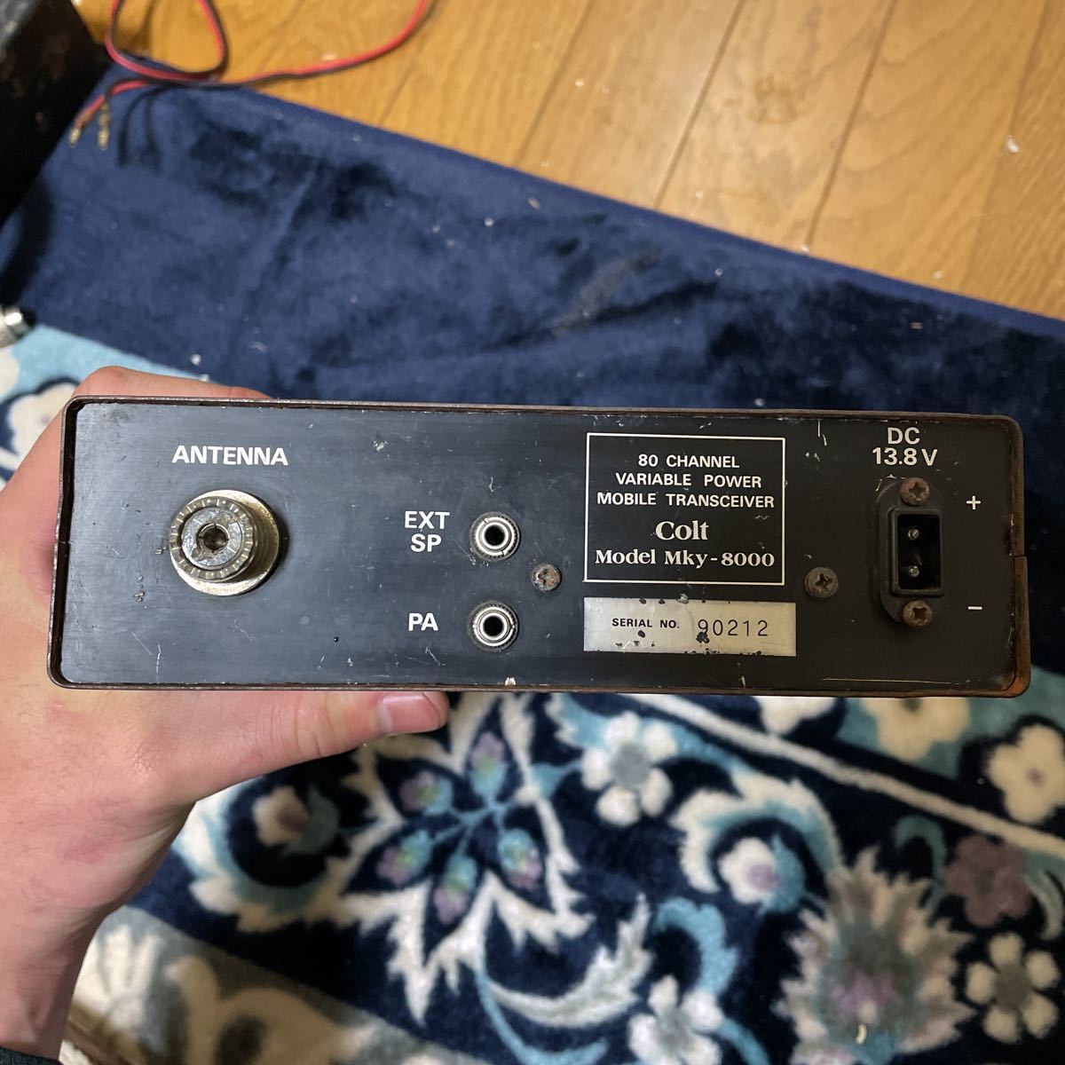 COLT Colt - CB無線機 MKY-8000 MKY-8000S 当時物&frasl;無線機 Yahoo!オークション CB コルト 0 28MHz変更用 80CH wireless : NASAマイク配列可能