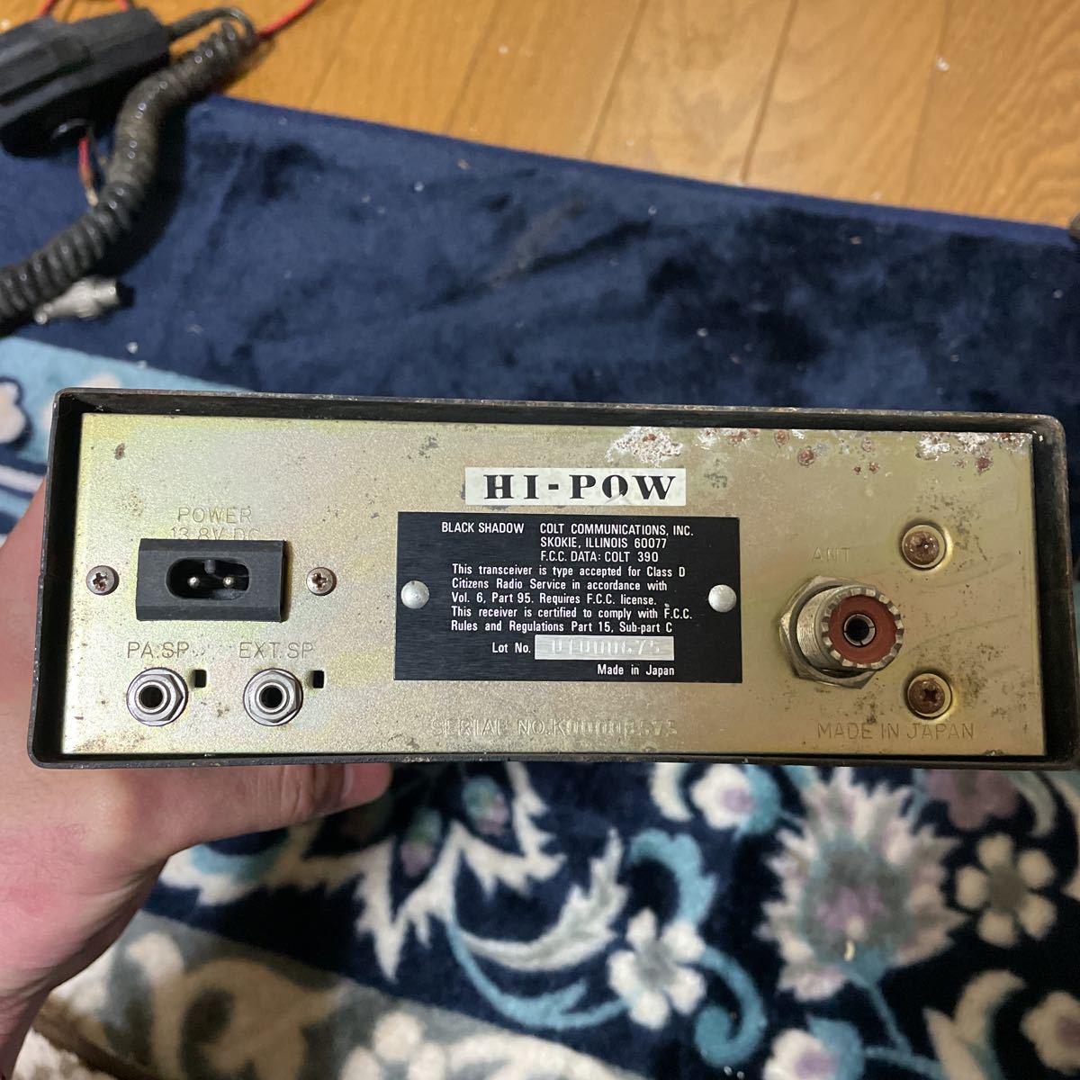 COLT Colt - CB無線機 MKY-8000 MKY-8000S 当時物&frasl;無線機 Yahoo!オークション CB コルト 0 28MHz変更用 80CH wireless : NASAマイク配列可能