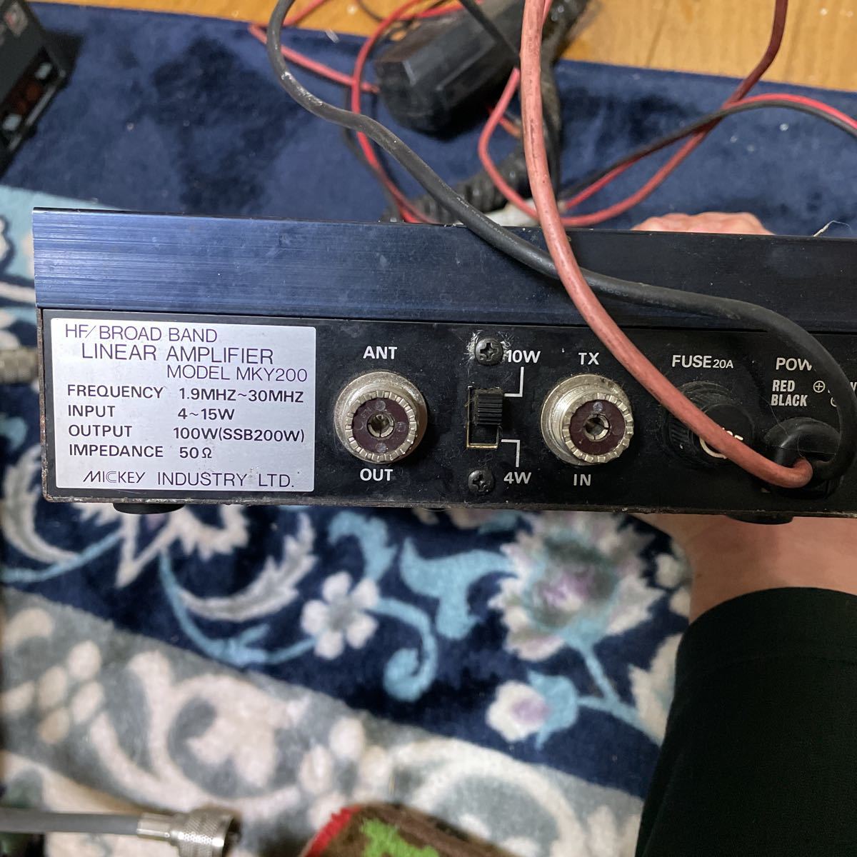 COLT Colt - CB無線機 MKY-8000 MKY-8000S 当時物&frasl;無線機 Yahoo!オークション CB コルト 0 28MHz変更用 80CH wireless : NASAマイク配列可能
