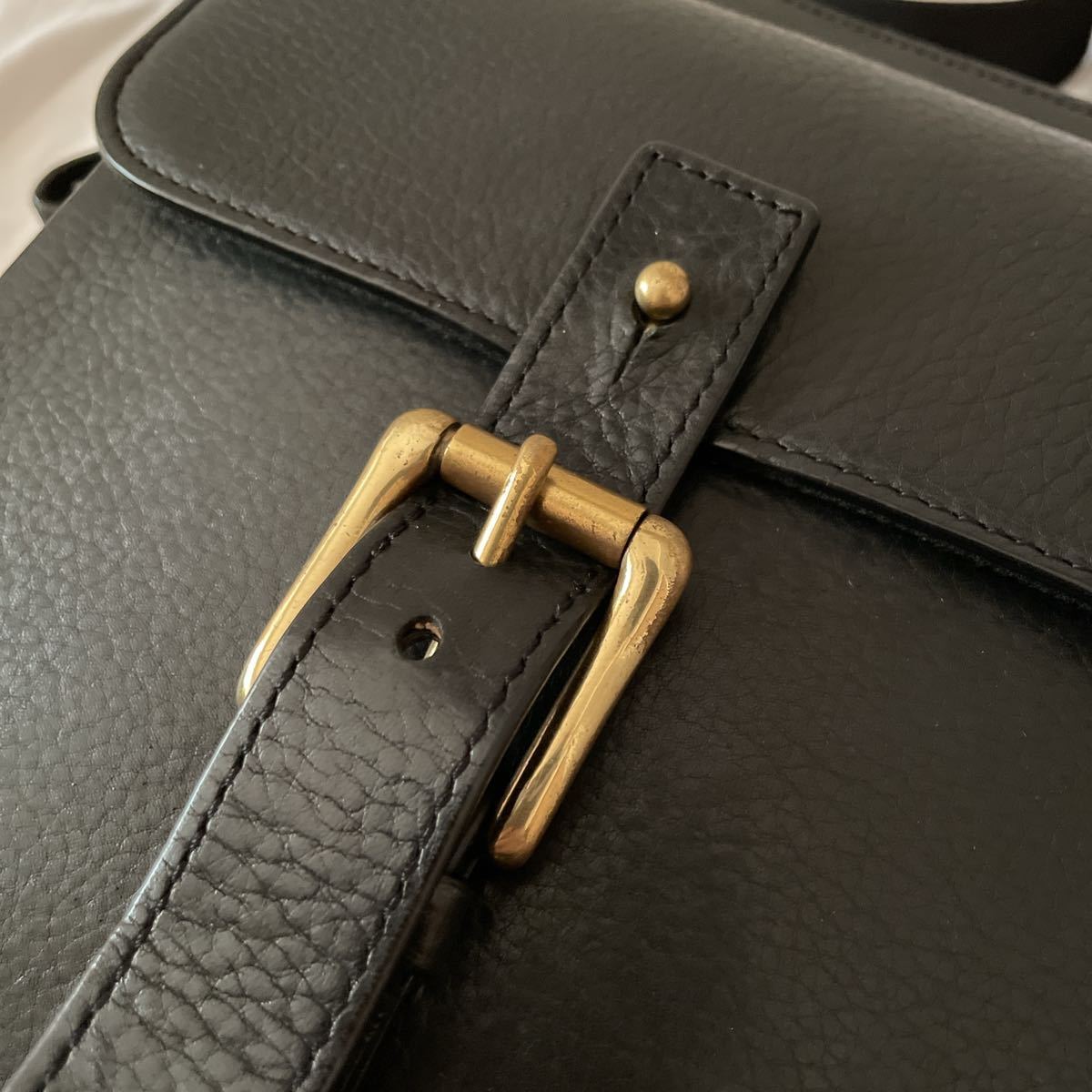 1円 □極美品□ dunhill ダンヒル ショルダーバッグ ポシェット 斜め 