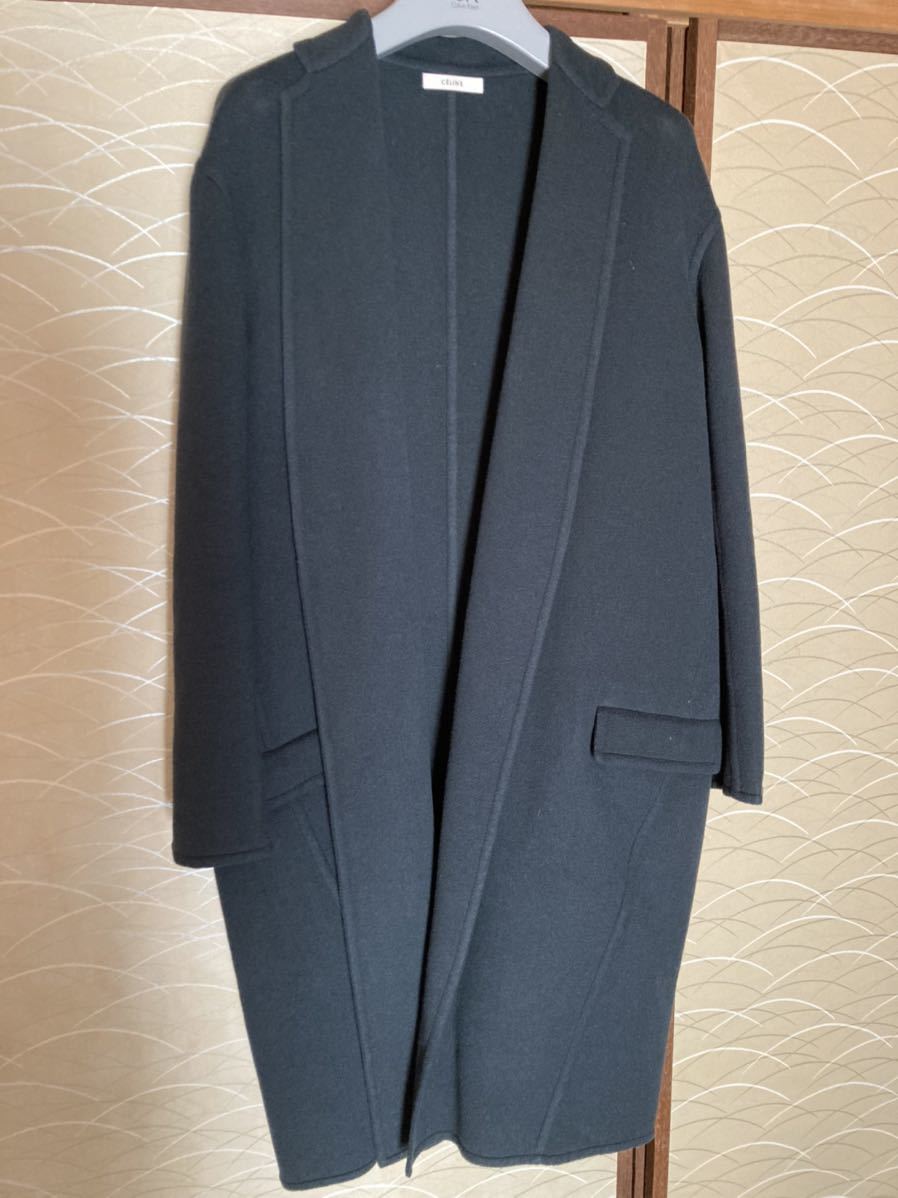 美品 セリーヌ エッグクロンビー ブルーペトロール celine フィービー
