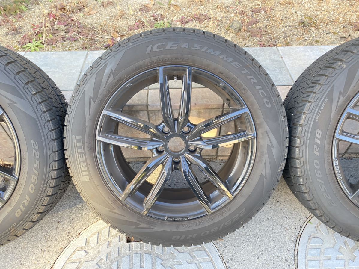 ピレリ スタッドレスタイヤ ケレナーズ 4本セット 中古 225／60-18 BMW 