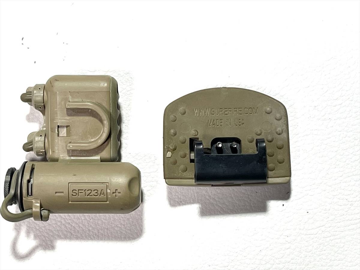 実物 旧型 SUREFIRE HL1-A-TN HELMET LIGHT シュアファイア ヘルメット 実物 旧型 SUREFIRE HL1-A-TN HELMET LIGHT シュアファイア ヘルメット