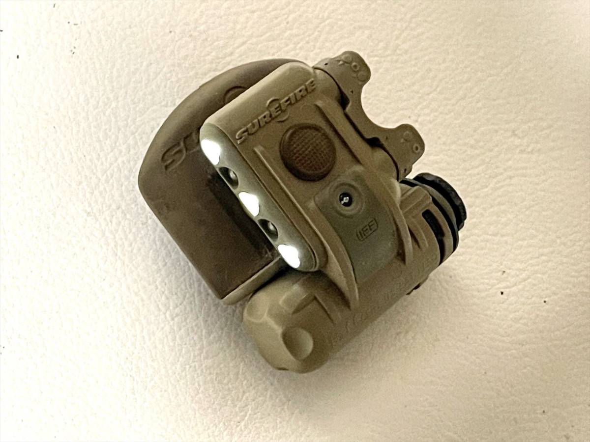 実物 旧型 SUREFIRE HL1-A-TN HELMET LIGHT シュアファイア ヘルメット