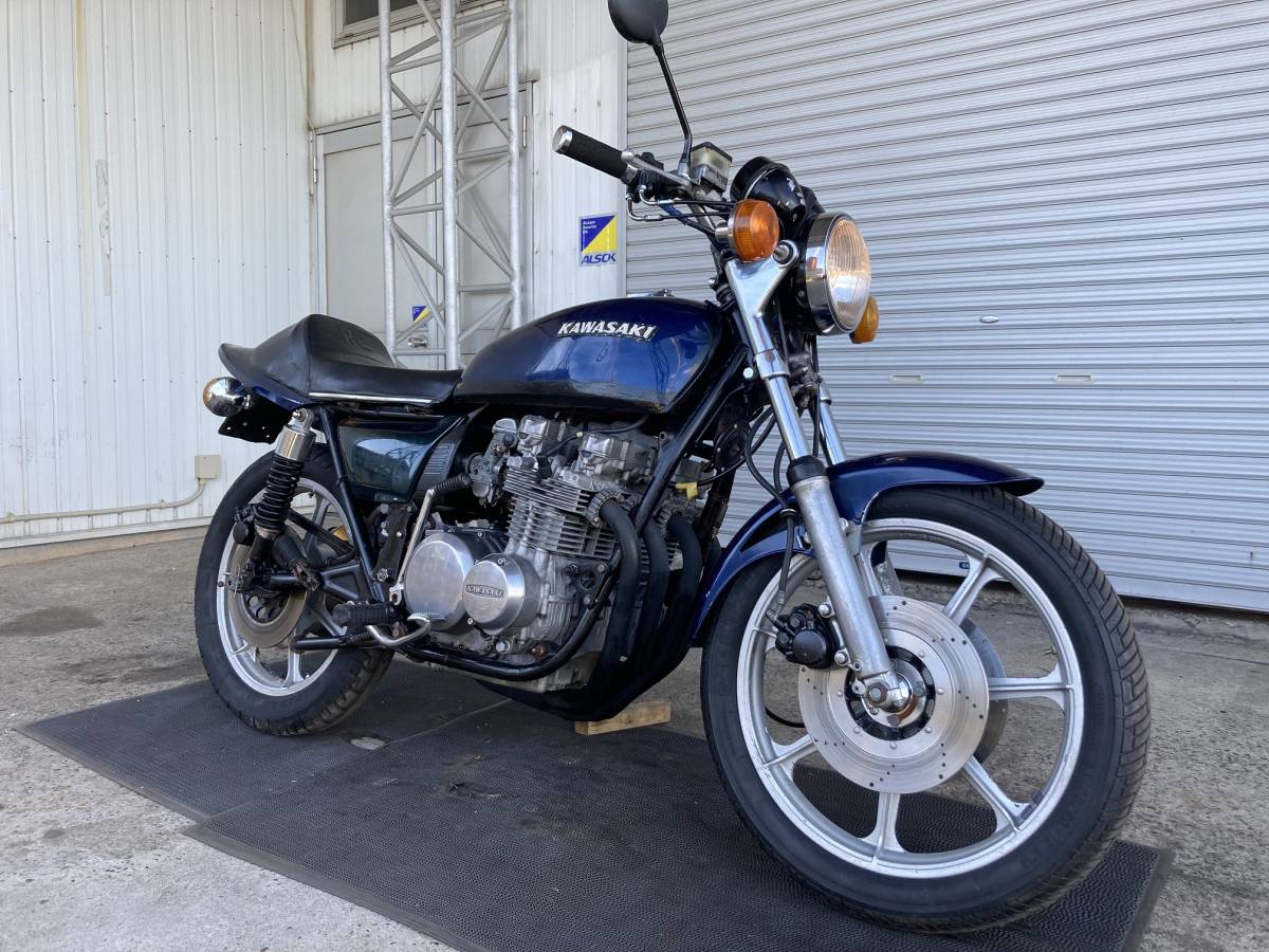 ショッパー Z650 ザッパー KZ650C 1978年式 青19707 KAWASAKI エンジン始動確認済