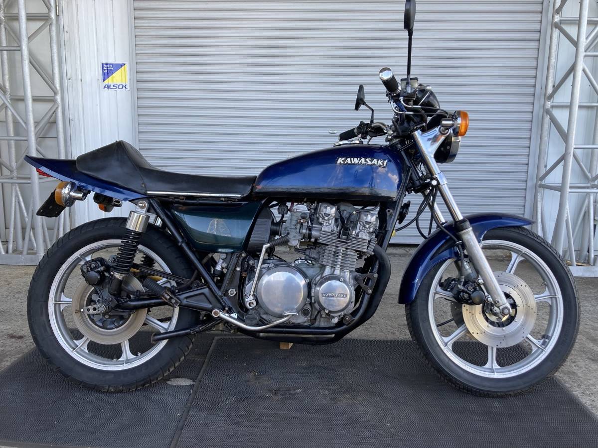 Z650 ザッパー KZ650C 1978年式 青19707 KAWASAKI エンジン始動確認済
