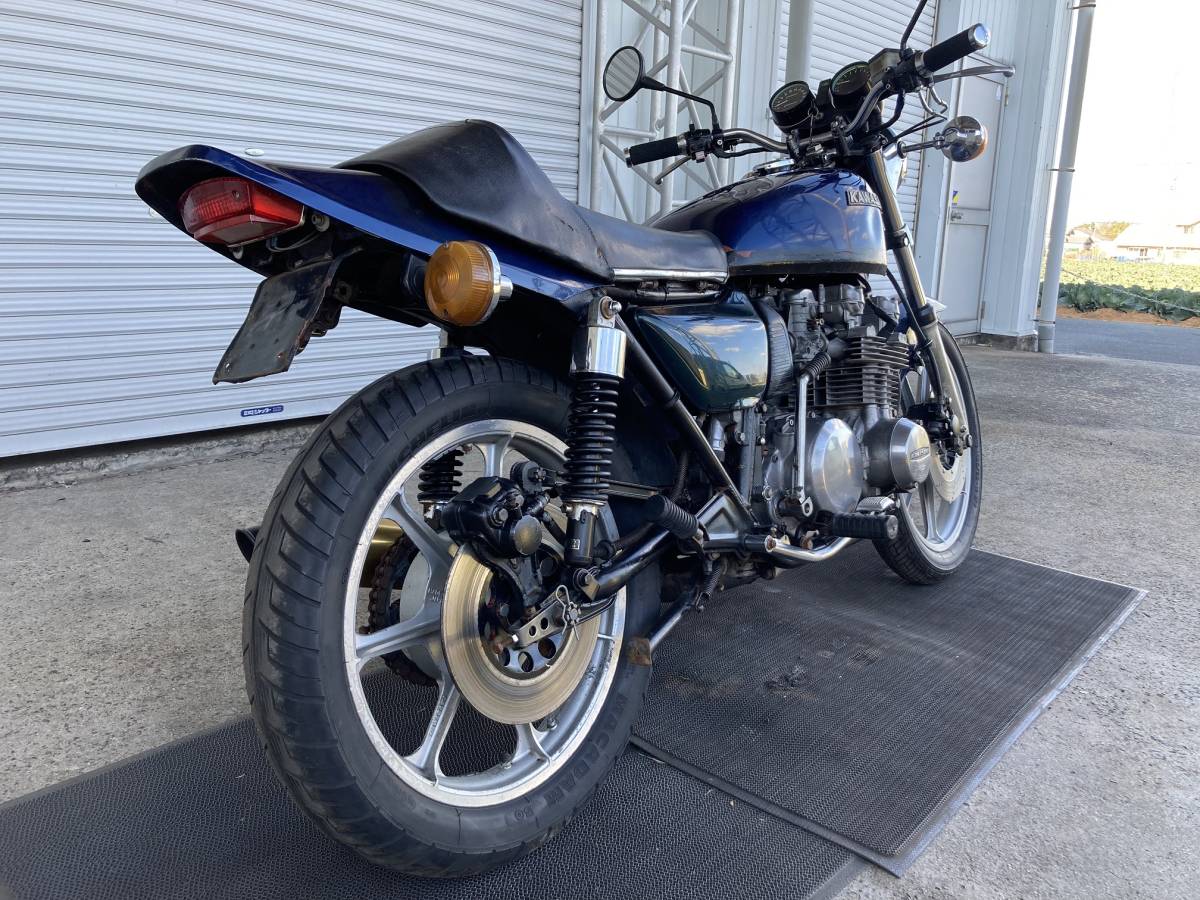 Z650 ザッパー KZ650C 1978年式 青19707 KAWASAKI エンジン始動確認済