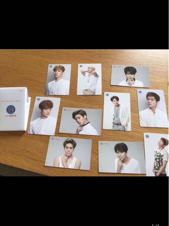 SHINee シャイニー テミン ジョンヒョン オニュ ミンホ KEY 非売品「the saem」トレカ カード 10枚セット