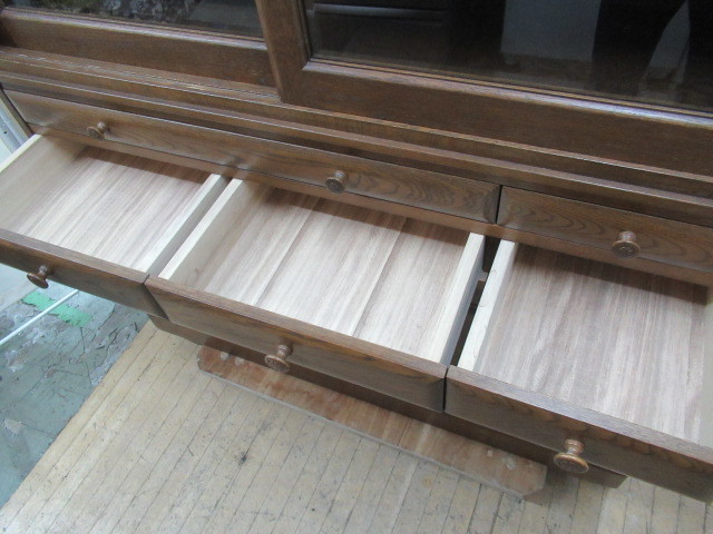 JKN3471/食器棚/キッチン収納/国産/アンティーク/ビンテージ/旭川家具