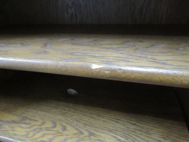 JKN3471/食器棚/キッチン収納/国産/アンティーク/ビンテージ/旭川家具/エスポアール/ESPOIR/山室家具製作所/180×120×39cm/中古品/ JKN3471/食器棚/キッチン収納/国産/アンティーク/ビンテージ/旭川家具