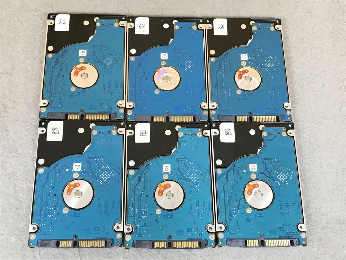 【動作確認/初期化済】SEAGATE ST320LT012 2.5インチHDD SATA 320GB 6個セット