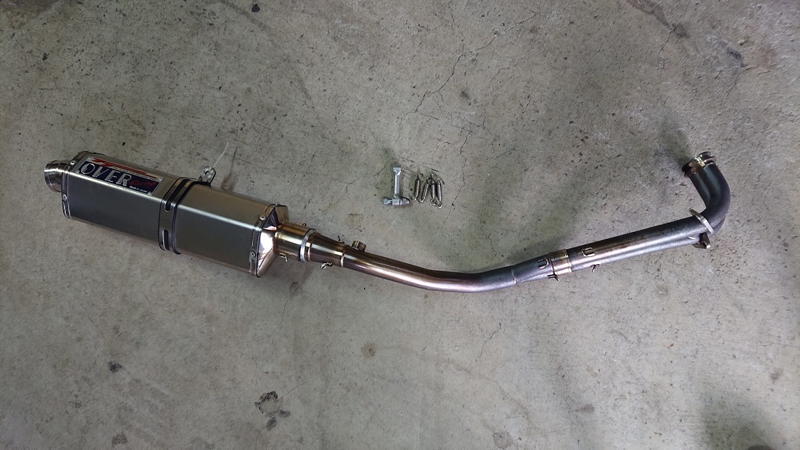 TMAX 500 SJ08J OVER RACING オーバーレーシング マフラー 美品 TT