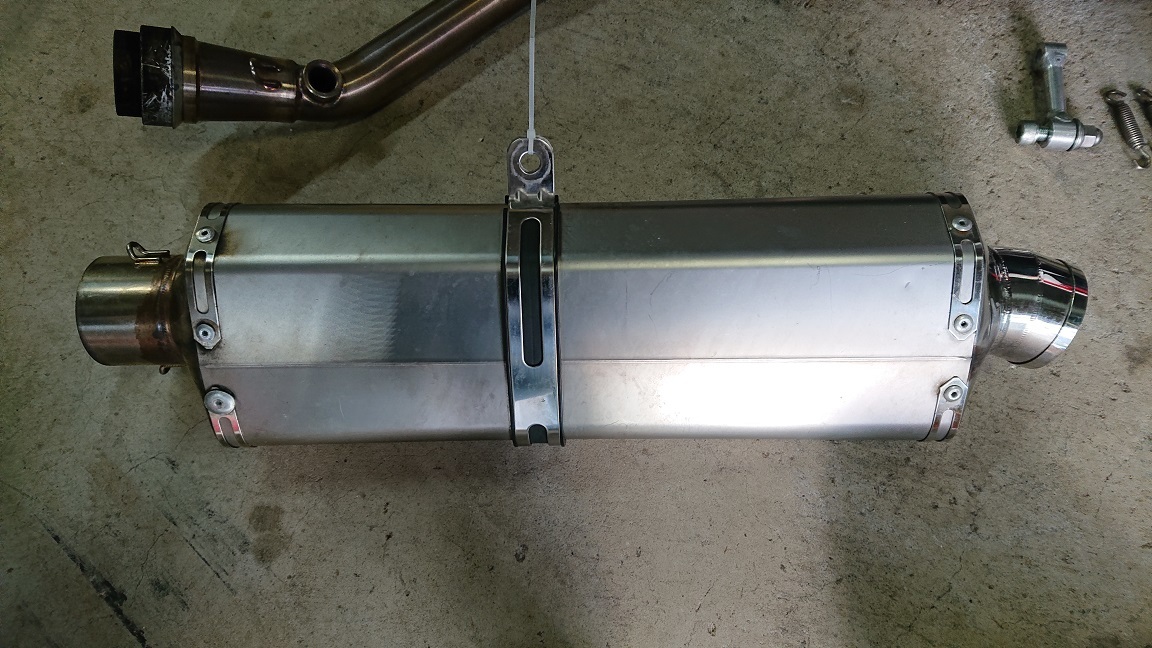 TMAX 500 SJ08J OVER RACING オーバーレーシング マフラー 美品 TT