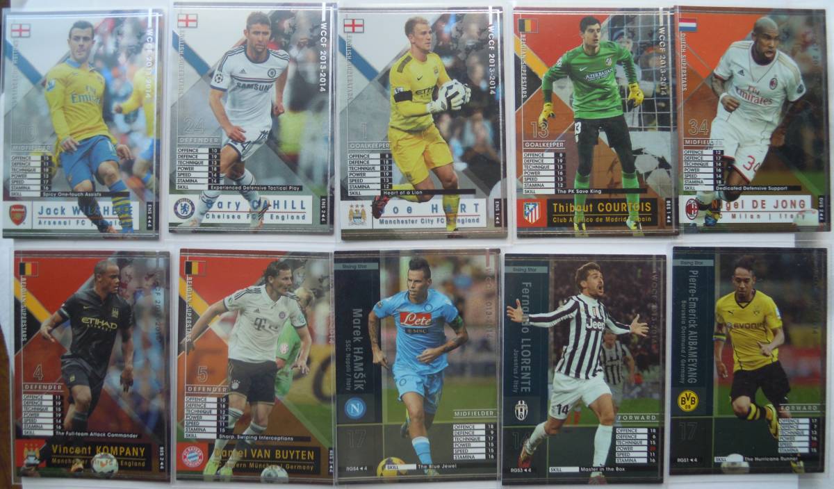 Wccf 13 14キラ34枚 Mvpメッシ ベベット イアン ラッシュ ベルカンプ C ロナウド イブラヒモビッチ ネイマール ベイル等 レアカード 売買されたオークション情報 Yahooの商品情報をアーカイブ公開 オークファン Aucfan Com