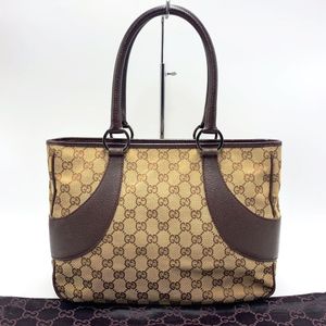 GUCCI ズッカ柄 シルバー ハンドバッグ ハンドバッグのYahoo