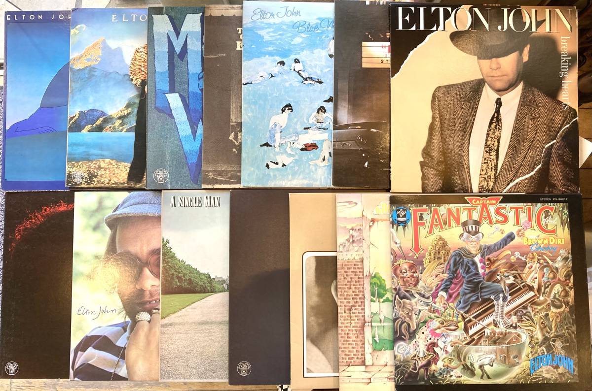 高品質，セール 名盤多数 Elton John エルトン ジョン LPレコード合計14枚セット 状態良好 Tumbleweed Connection Caribou A Single Man etc(Elton John)｜売買されたオークション情報、yahooの商品情報をアーカイブ公開 - オーク E