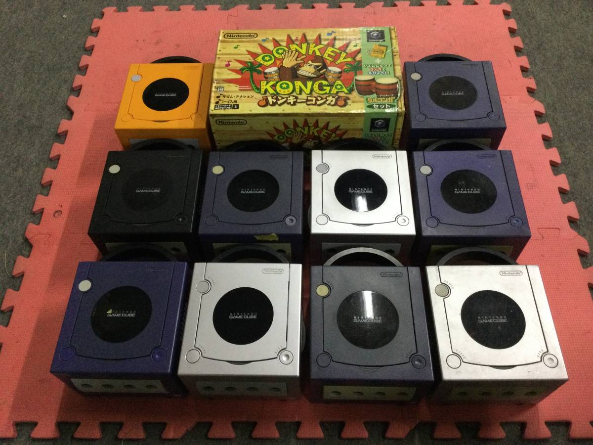レトロ ゲーム台 2台  ジャンク N3500/120/10000】ジャンク☆ゲームキューブ本体10台☆タルコンガ1台