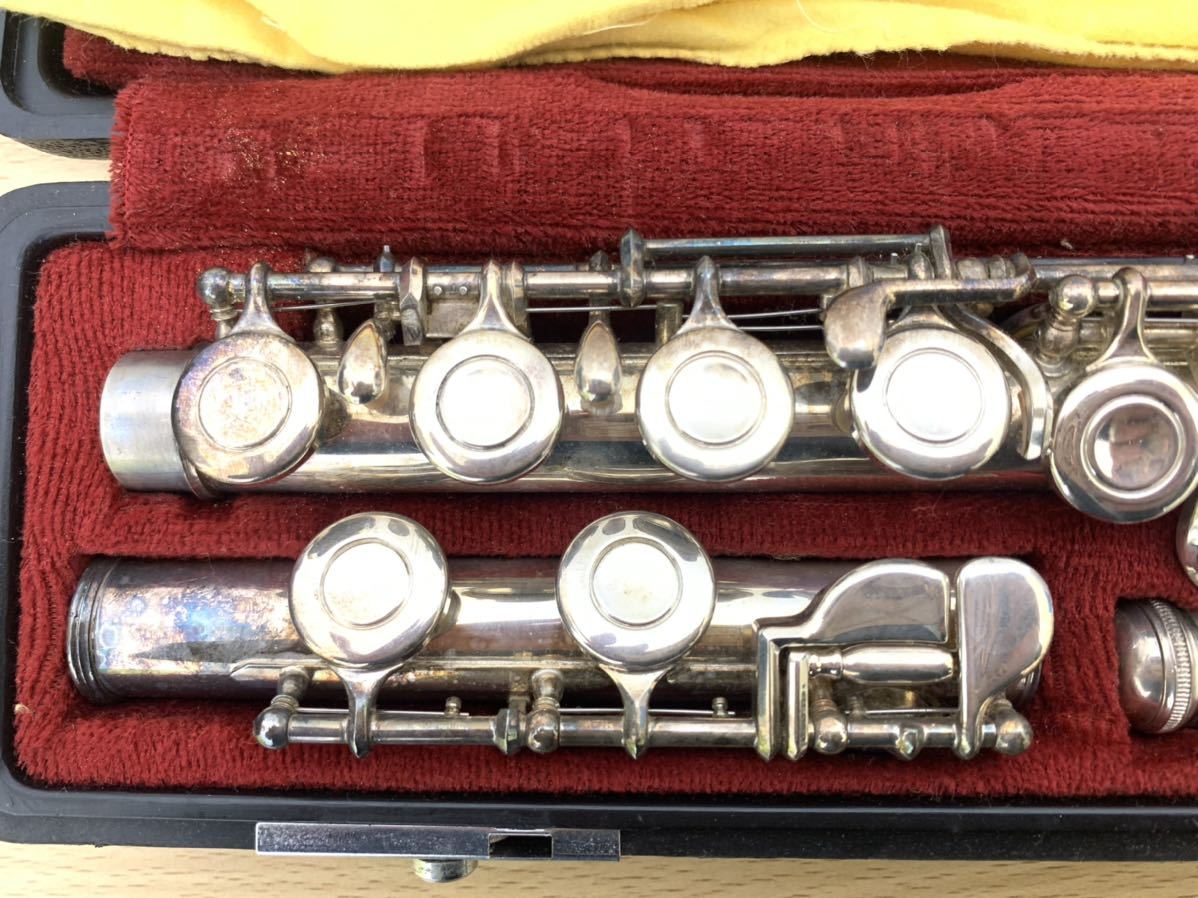 H YAMAHA ヤマハ フルート YFL211S ハードケース付き 管楽器 現状品