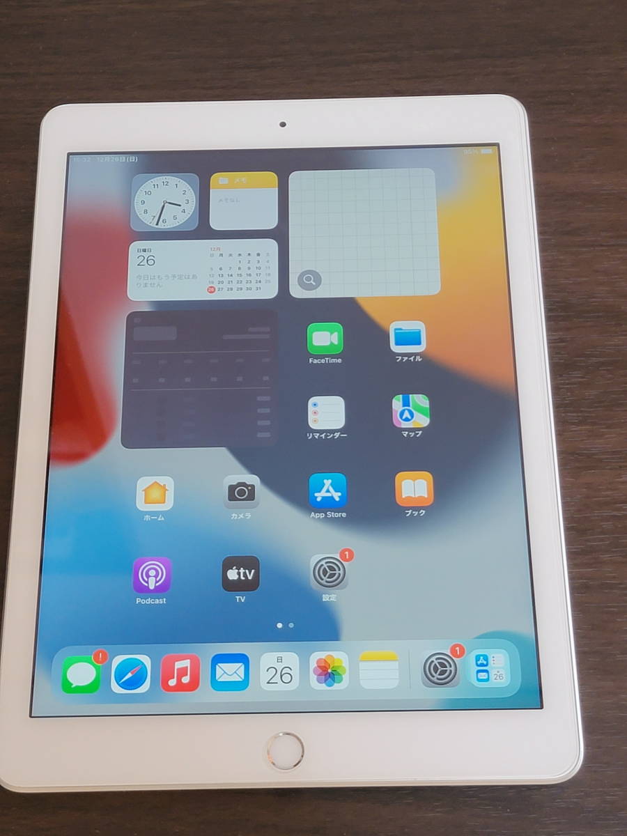 中古☆Apple iPad 第5世代 Wi-Fi + Cellular 32GB A1823 MP1L2J/A 