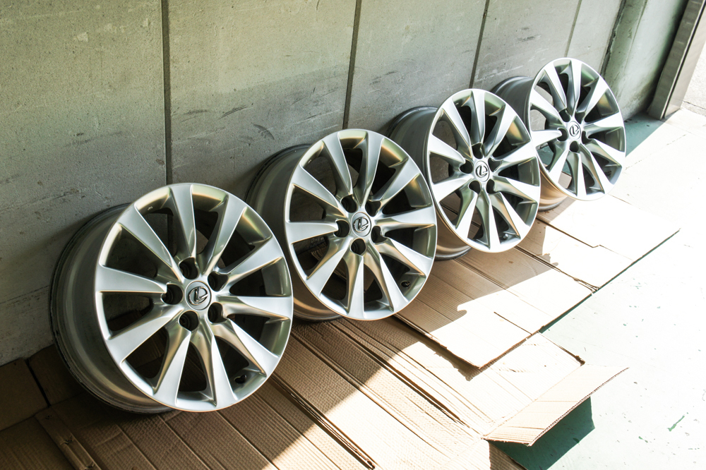 比較的美品 LS600h レクサス 18インチ 純正ホイールのみ 4点 手渡し可能