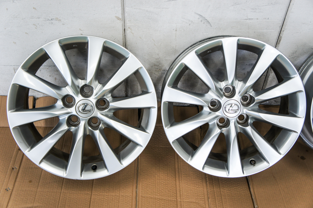 比較的美品 LS600h レクサス 18インチ 純正ホイールのみ 4点 手渡し可能