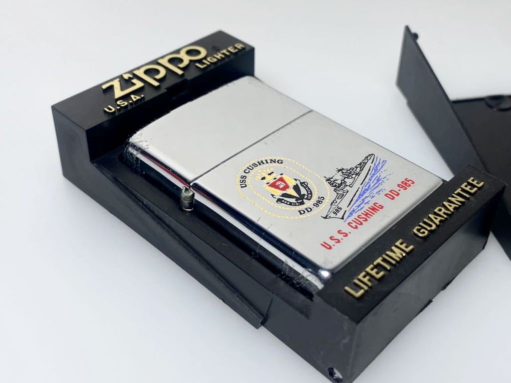 U.S.S. Cushing Vintage Z073 1998年 US Zippo U.S.S. CUSHING DD-985