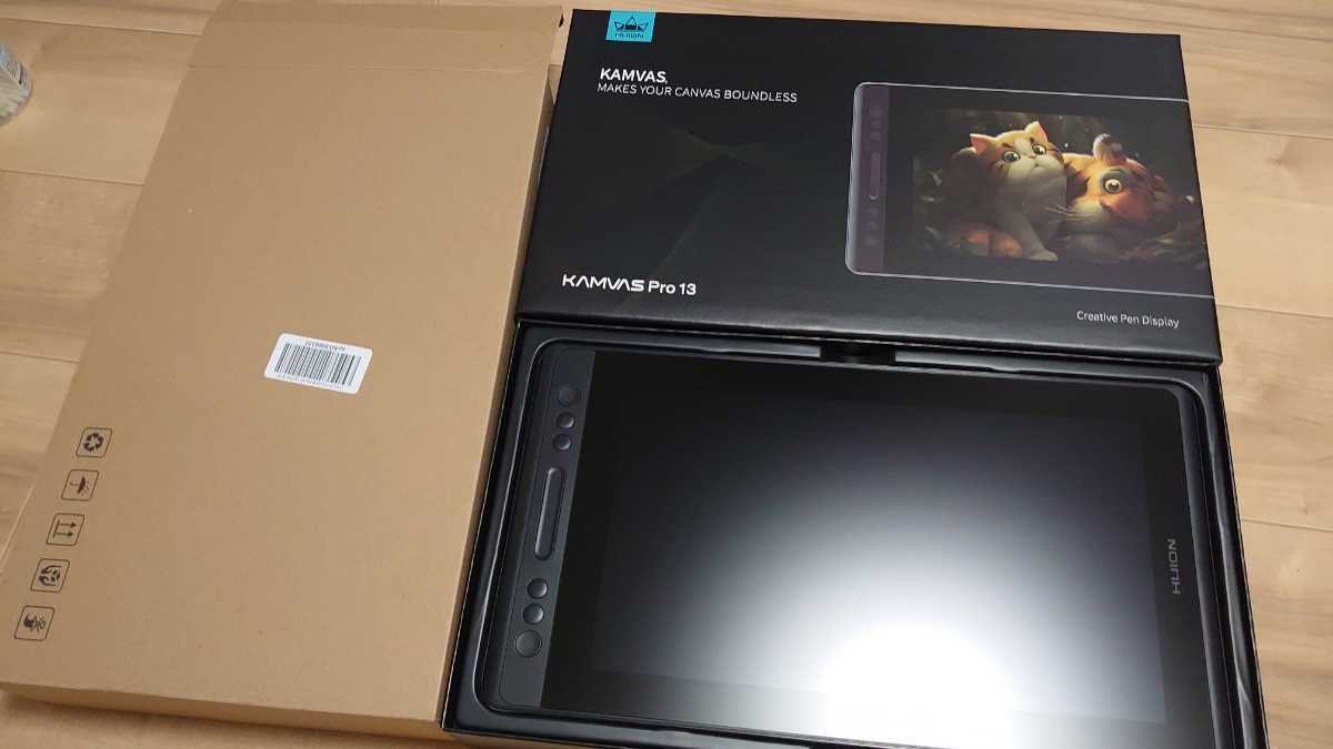 HUION Kamvas Pro13 液タブ 液晶ペンタブレット 0 13.3型 Pro 8192 