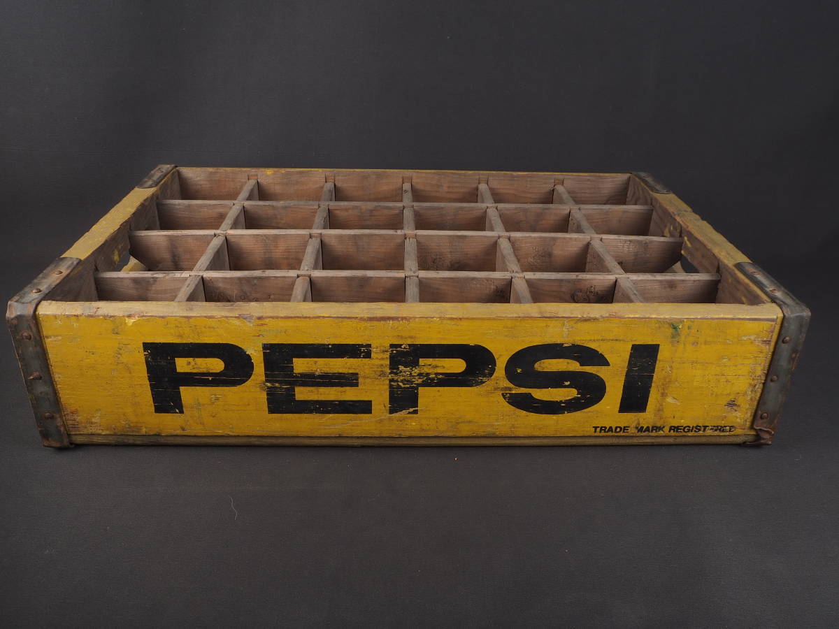 ヴィンテージ 60年代 PEPSI COLA ペプシコーラ ボトルケース 木箱