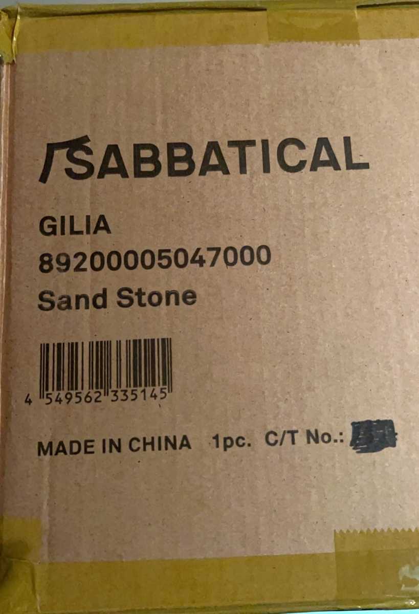 新品 未使用 SABBATICAL GILIA SAND STONE サバティカル ギリア サンド