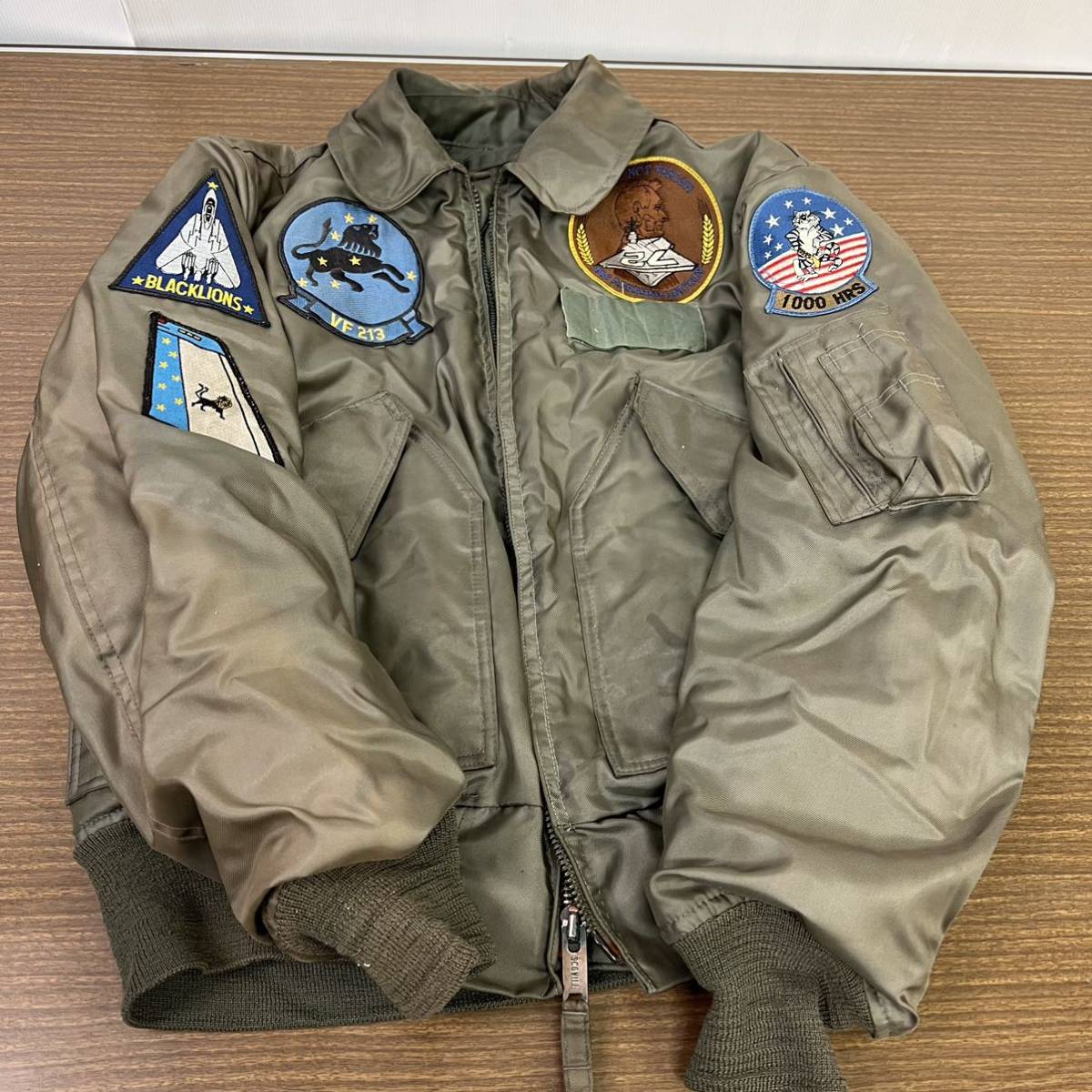 MA002）USA製 ヴィンテージ フライトジャケット メンズ Sサイズ 