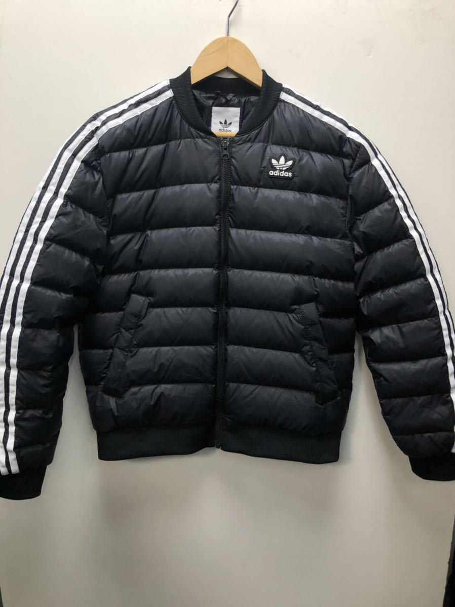 低価，定番 adidas アディダス SST DOWN JKT ダウンジャケット ダウン ジャケット Mサイズ アディダスオリジナルス オリジナルス 黒 ブラック(ジャンパー、ブルゾン)｜売買されたオークション情報、yahooの商 男性用