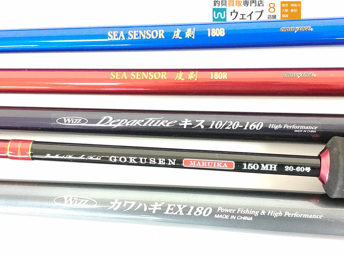 プロマリン 極仙 マルイカ 150MH Wizz カワハギEX180 CROSS VERGE シー