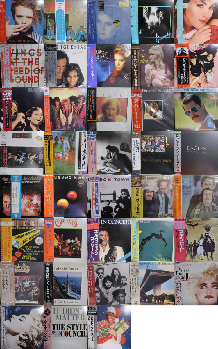 【高品質，最新作】 Q07441 大量 ALL国内盤帯付 ALL JAPANESE PRESS WITH OBI ROCK & POPS 洋楽 LP80枚以上2箱セット/PAUL McCARTNEY ELVIS PRESLEY他①(その他)｜売買されたオークション情報、yahooの商品情報をアーカイブ公開 - オー その他
