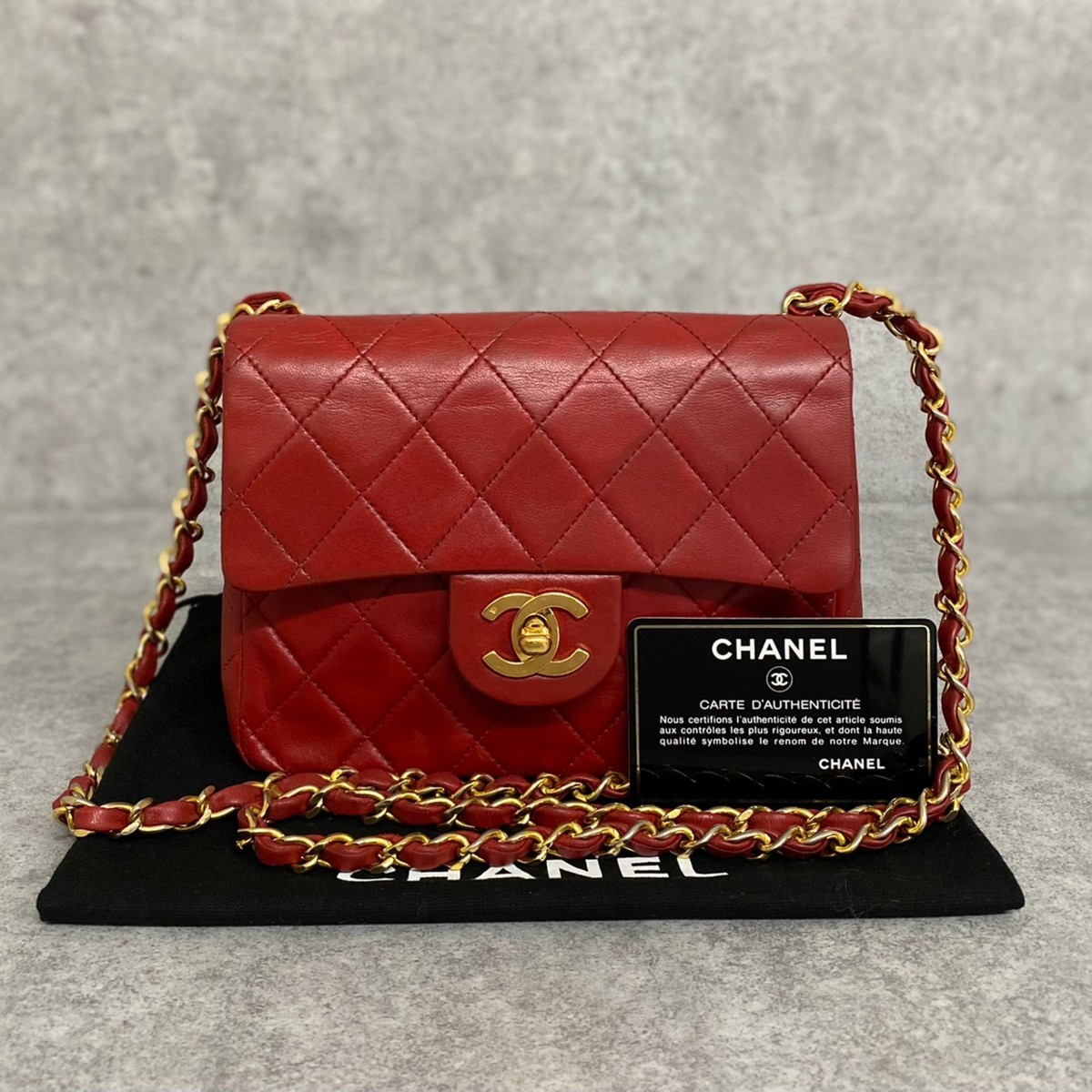 1円 1円 美品 保存袋付き シール カードあり 1番台 CHANEL シャネル 
